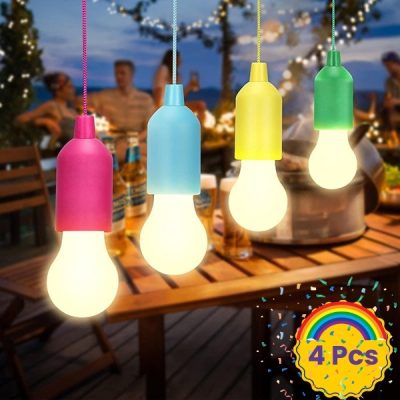 Becuri fără fir cu sfoară, alimentate cu baterii | HALOGLO