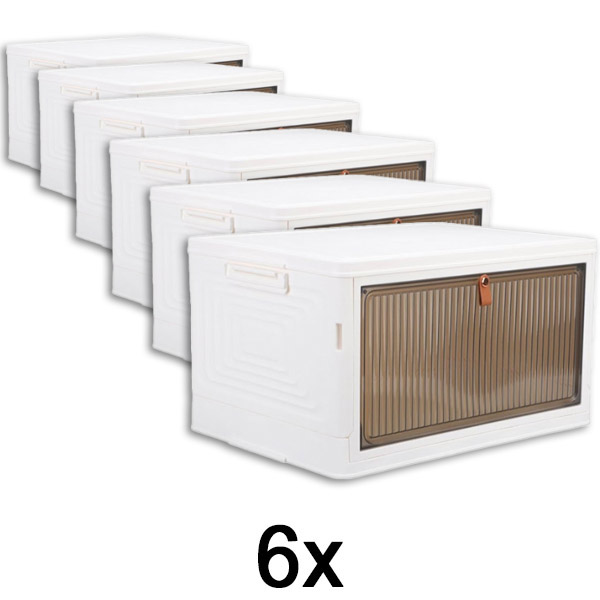 6x Cutie de depozitare cu capac | ORGABOX