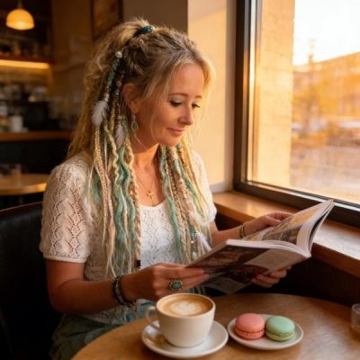 Extensie elastică tip coadă de păr cu dreaduri | DREDLAND