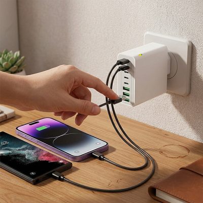 Încărcător pentru telefon cu mai multe porturi | CHARGORA